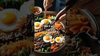 "Discover Korea Through Bibimbap" #맛집 #코리아쿠킹투어 #food