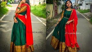 Narayanpet Lehenga come Half Saree .Double Use Outfits .LAKSH FASHION.