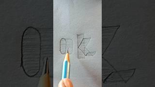 Drawing Ok 3D #drawing #art #pencilsketch #pencildrawing