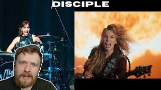 The Warning - DISCIPLE MV + LIVE - THE WARNING REACTION #thewarning #thewarningreaction