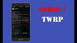 How To Fix TWRP Error 7 | Updater Process Ended with Error 7 In TWRP | Technical Aryan