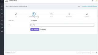 Die Gültigkeit von Short Links in TraceFunnels individuell einstellen