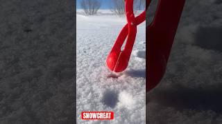 What do you say to such a PERFECT snowball?!? #shorts #snow