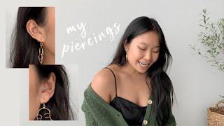 curated ear piercings update and Q&A | inspiroue