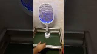 Mosquito Killer Mosquitoes Lamp & Racket 2 in 1 || USB Rechargeable Electric Fly Swatter for Home