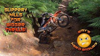 SLIPPERY HILLS FOR BIGGER THRILLS! Congo, Watagan state forest. Yamaha WR250R, WR450F, KTM, GAS GAS.