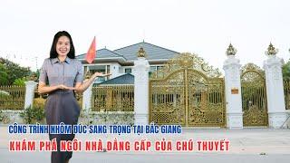  Cổng nhôm đúc đẹp tại Bắc Giang điểm nhấn đẳng cấp cho mọi ngôi nhà - Công trình nhà chú Thuyết