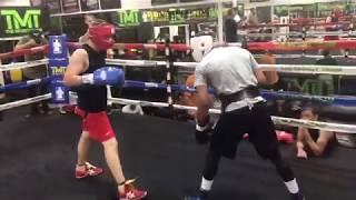 Devin Haney Vs Marco Flores sparring FULL SPARRING | 2017 | Boxing