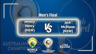 2024 Australian Indoor Championships - Men's Final - Henry v McShane