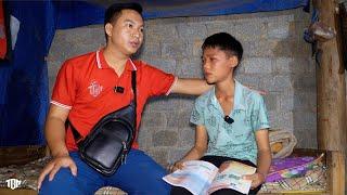 The story of Little Pao Hieu. Walk 16km to school every day. When talking about studying