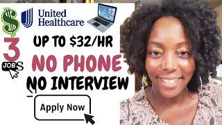 United HealthCare is Hiring!! Part & Full Time WFH Jobs No Interview