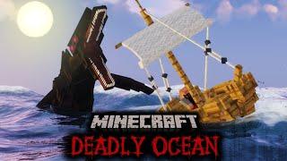 I Survived 100 Days At The SCARIEST Minecraft Ocean [FULL MOVIE]