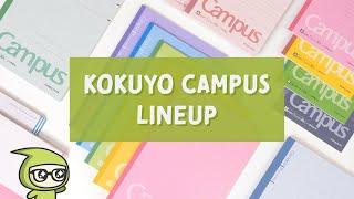 Kokuyo Campus Lineup: The Most Popular Student Notebook from Japan?!