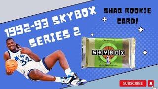 Shaq Rookie Card! 1992-93 Skybox Series 2 Basketball Cards