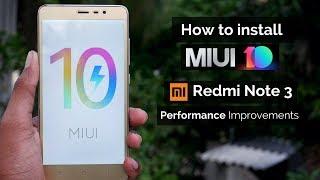 Redmi Note 3 | MIUI 10 Official Global Beta | Split Screen Mode & More!