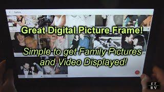 TEST of Frameo 15.6" WiFi Digital Picture Frame, 1920 * 1080 IPS FHD Touchscreen with 32GB Storage