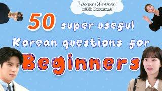 50 Essential Korean Questions Every Beginner Must Know - Learn Korean with your favorite Kdramas!