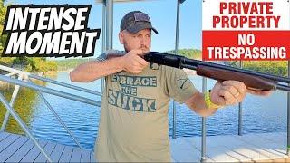 TRESPASSER Ruined The Day Caught Hiding In Our Boat!