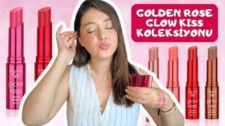 GOLDEN ROSE GLOW KISS KOLEKSİYONU | Gelmiş geçmiş en iyi lipbalmlar, Hepsini denedim!