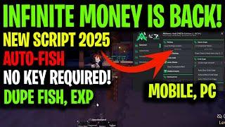 NEW Fisch Script  INFINITE Money  Auto-Fish AFK , Dupe, Auto Farm Roblox Fisch Macro No Key Mobile