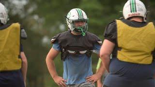 Wheeler's Ben Lewis brings culture of hard work from family's farm to Griswold football