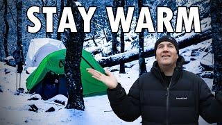 How to Stay WARM and Cozy While Backpacking