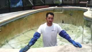 Chlorine Washing Pool Surface