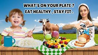 Eat Healthy | Good Food | Kids Stay Strong | Fun  Song & Good Habits for toddlers & Preschoolers