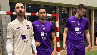 REAL DEV VİLVOORDE & SPORTİNG ANDERLECHT FUTSAL 1er helft Beker Van Belgi #rscanderlecht