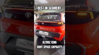 Tata Altroz ​​CNG 2025 boot space #tataaltroz2025 #altroz2025 #newaltroz ​​#altrozcng #shorts #tata