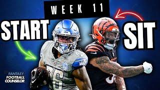  Must-See! Week 11 Fantasy Starts & Sits Guide – DON’T MISS OUT! 