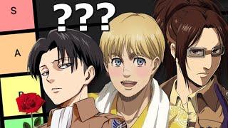 Ranking Attack on Titan Characters by WHO I'D MARRY?!