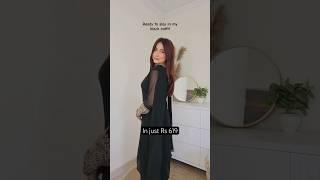 Best Black Outfit in Rs 619 #viral #fashion #ytshorts #shortsfeed #shortsviral #amazonfinds #haul