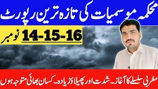 a fresh western disturbance affected from today | weather forecast pakistan