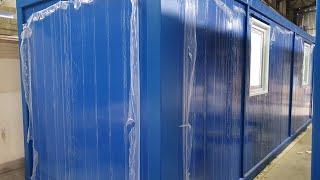 Блок-контейнер из сэндвич панелей 9×2.4 метра (vagonchiki.ru)