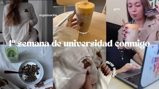 1º SEMANA DE UNIVERSIDAD CONMIGO  + LLEGAR A TODO | organización, gym, recetas, productividad...