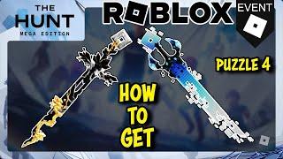 [EVENT] How To Get LIGHT & GUILDED EDGE SWORD - Roblox The Hunt: Mega Edition (Puzzle 4 Solution)