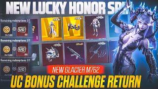 New Honor Spin Crate Opening The Reapers Blessing Glacier M762 | Free Uc Bonus Challenge Event Bgmi