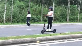 E-scooter activity/ ride / relaxing electric scooter