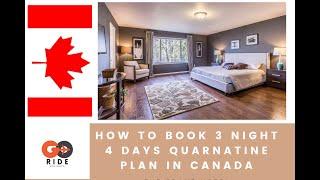 HOW TO BOOK CANADA GOVERMENT APPROVED HOTEL LIST //HOW TO BOOK 3 NIGHT 4 DAYS QUARNATINE PLAN CANADA