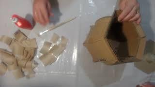 DIY CARDBOARD BOX ШКАТУЛКА-ЛАРЕЦ ИЗ КАРТОНА СВОИМИ РУКАМИ. ТВОРЧЕСКИЕ ИДЕИ