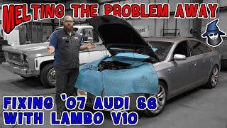 Melting Away Carbon Buildup! The CAR WIZARD's magical method used on '07 Audi S6 with Lambo V10