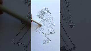 How to draw a skirt ️ #art #artwork #artist #fashion #style #design #cartoon #anime #draw #drawing