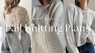 Fall Knitting Plans 2024 - Warm layers, sweaters into dresses & elevated basics // Goodknits