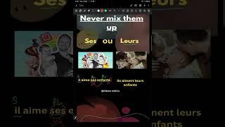 Ses vs Leurs  Adjective possessive in french for beginners #delfa1 #tcf #delfa2 #class6th