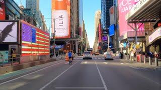 Driving across Manhattan, New York • From Uptown to Downtown • 4K