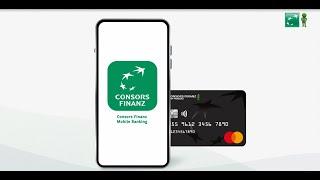 Mobile-Banking-App für Ihre Consors Finanz Mastercard®