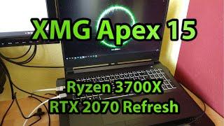 XMG Apex 15 Laptop Early Review (Ryzen 3700X, RTX 2070 Refresh)