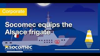 Socomec equips the Alsace frigate of the French Navy