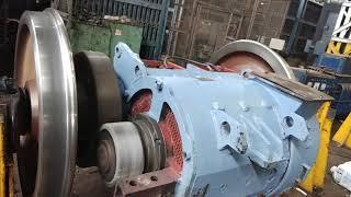 How to testing of AC TRACTION MOTOR with wheel set at 25kv